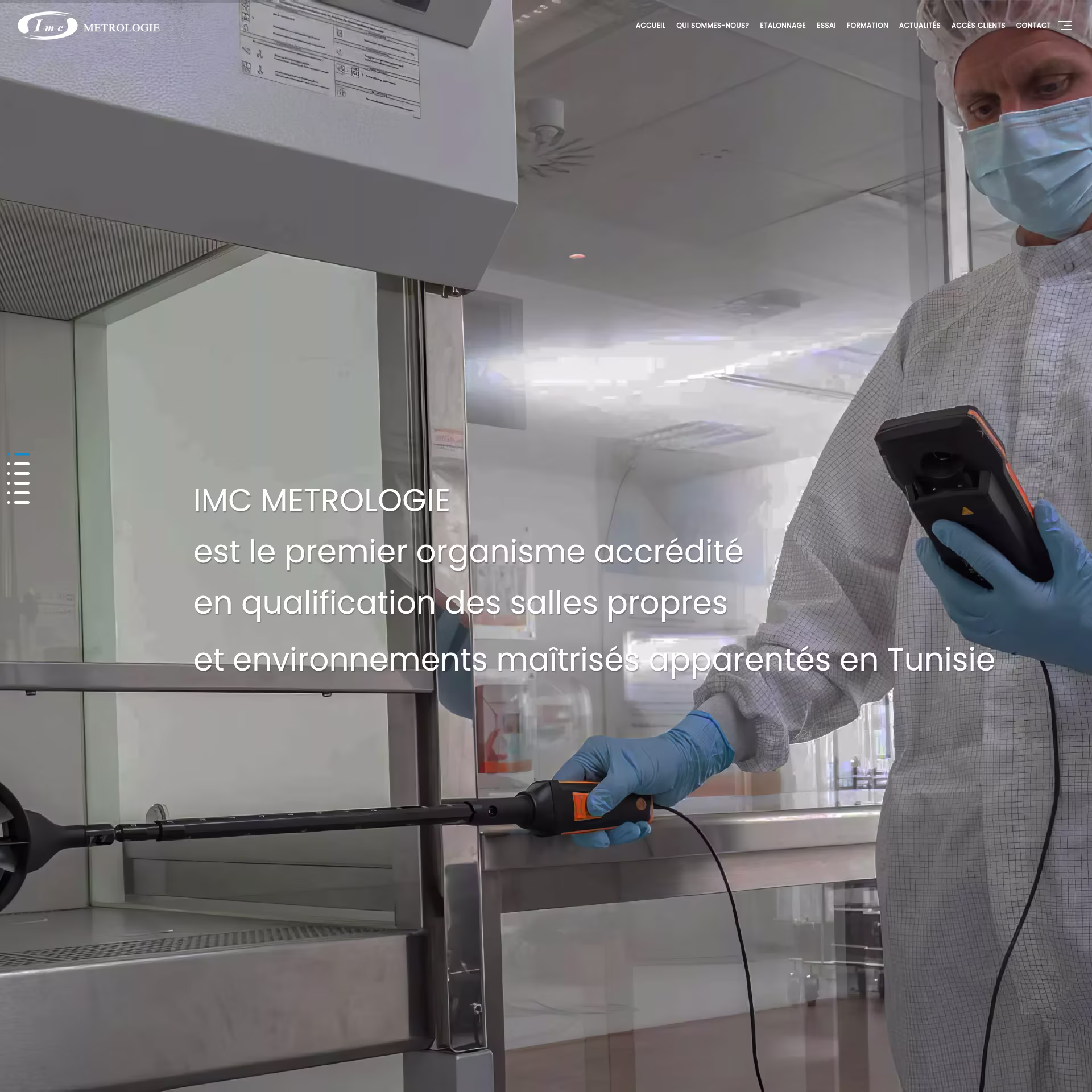 Aperçu du projet IMC Métrologie réalisé par MCS