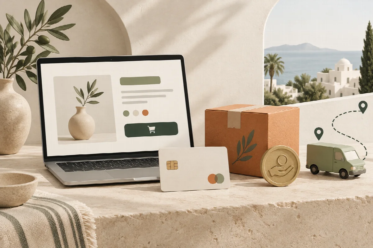 Illustration : Paiement en ligne et livraison adaptés au marché tunisien : passerelles locales, paiement à la livraison et suivi des colis